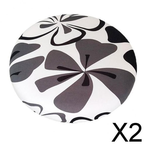 Padded round bar stool - 2x,
