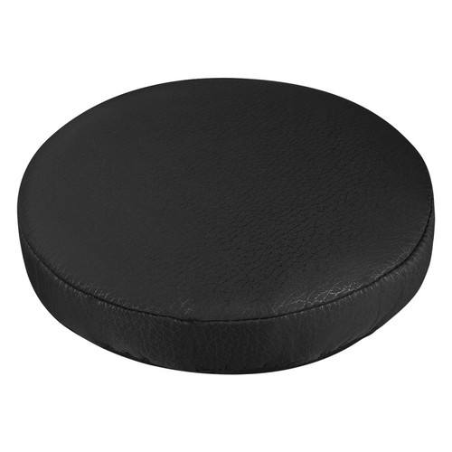 Round barstool cushion black - round,